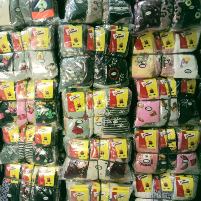 ( 12 PASANG ) Murah !!! KAOS KAKI MOTIF TK,SD,REMAJA-3