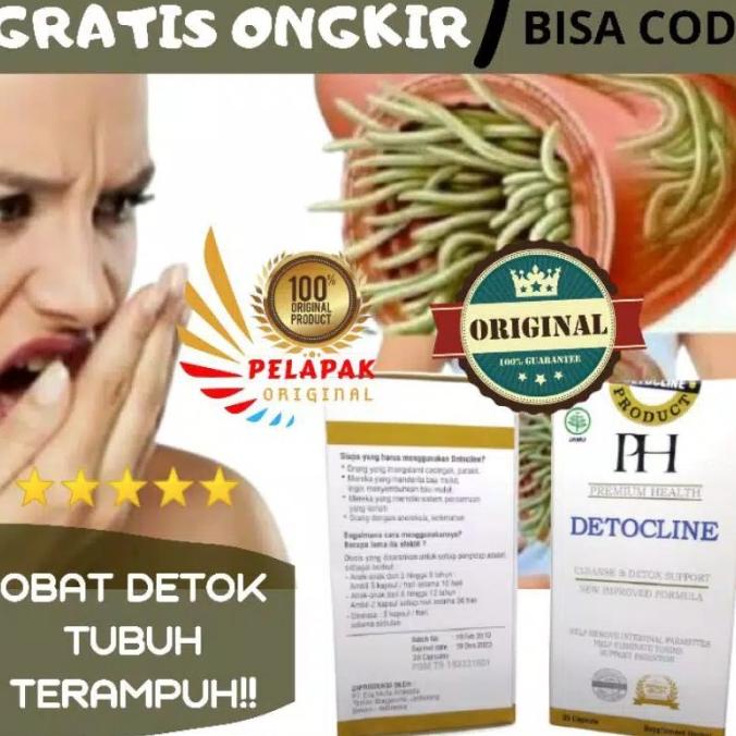 [[ Eferiusaya ]] detocline original obat cacing parasit dalam tubuh & obat bau mulut