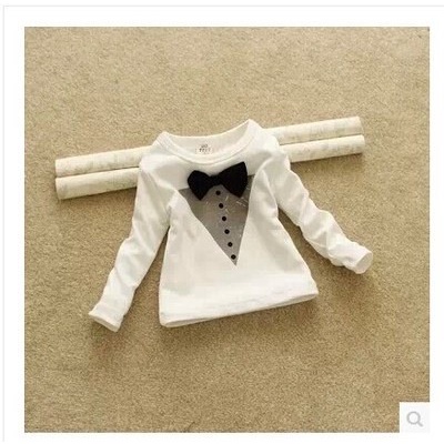 KAOS PANJANG LONG TEE WHITE / KAOS ANAK PUTIH (TANPA PITA)
