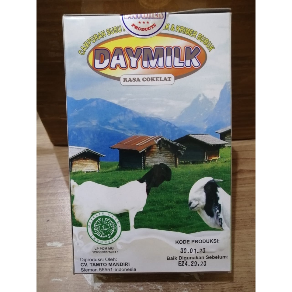 

Susu Kambing Etawa Rasa Cokelat (DAYMILK) untuk Gangguan Pernafasan