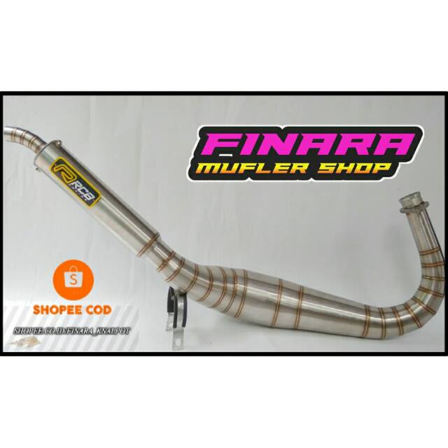 KNALPOT RX KING COBRA KOLONG RCB FULL STAINLES