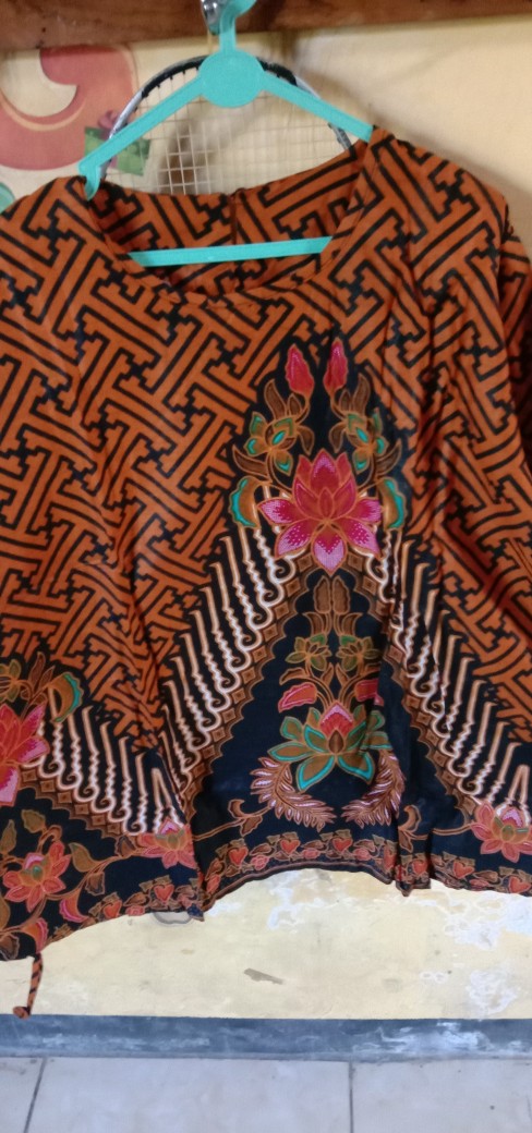 Batik Couple Keluarga Sania Ruffle Ori Ndoro Jowi Dnt Mataram Motof Manuk Tarung Warna