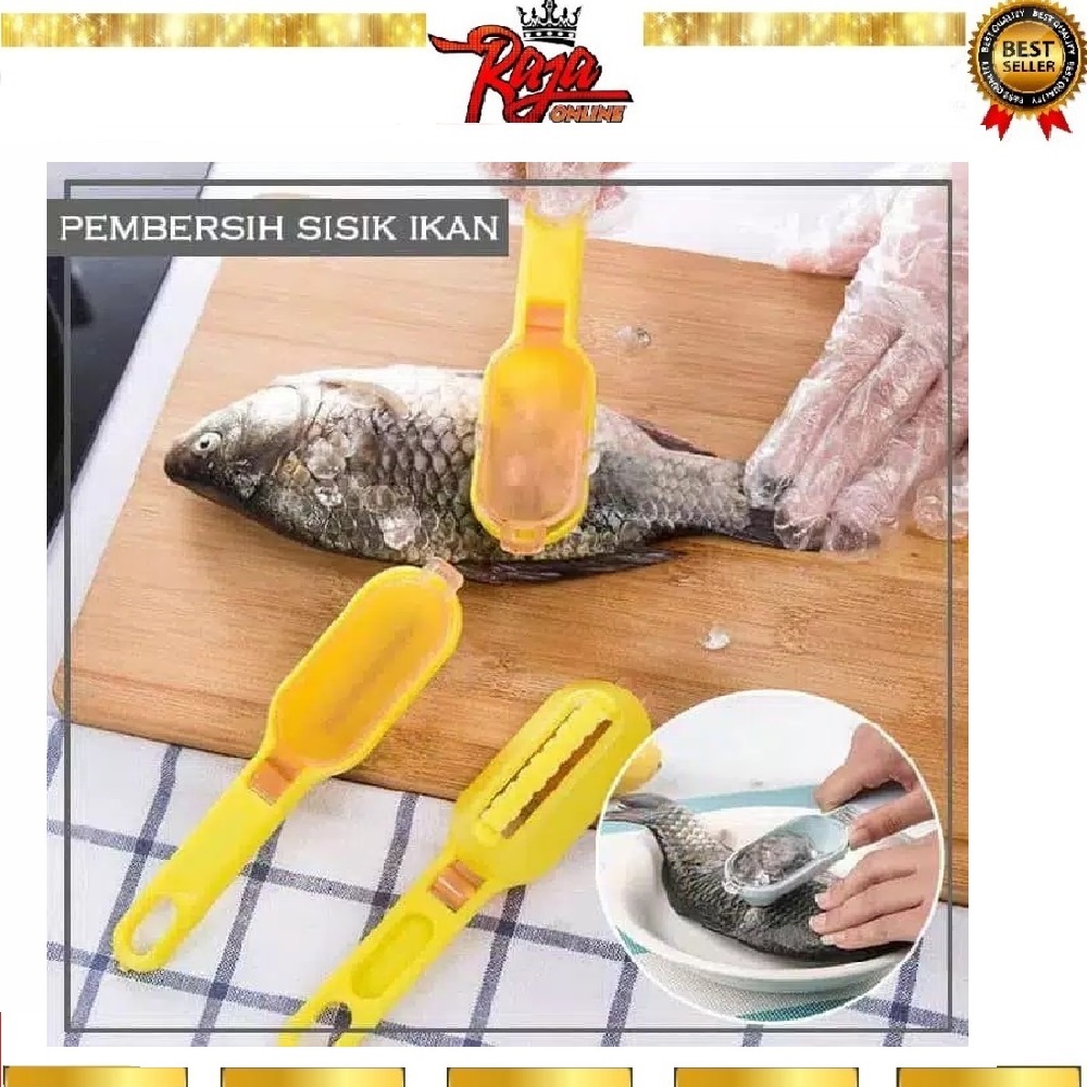 PZ20 -  Alat Kupas Sisik IKAN PLUS wadah serutan