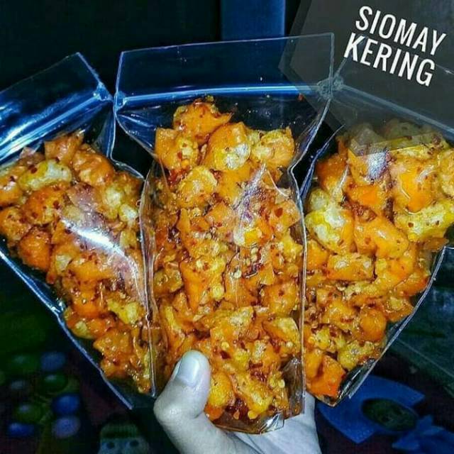 

Siomay kering rasa extra pedas