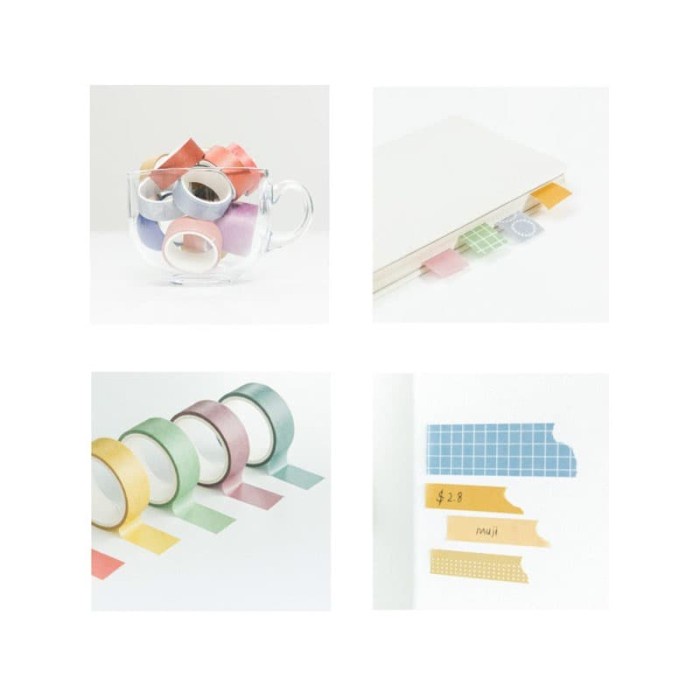 

Bergaransi Selotip Hias Masking Tape Set 8Pc Basic Color Set Aneka Warna Berkualitas