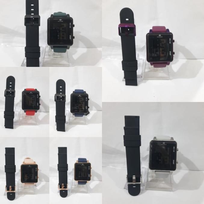 Jam Tangan Pria/Wanita Hegner 1682/Hw1682 Rubber Original Ultrashop09