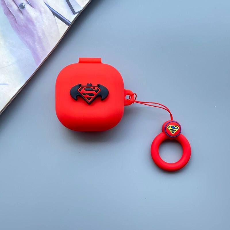 Baseus Encok WM01 Soft Case Silikon Motif Kartun Untuk Earphone Wireless Bluetooth Baseus WM01 Plus