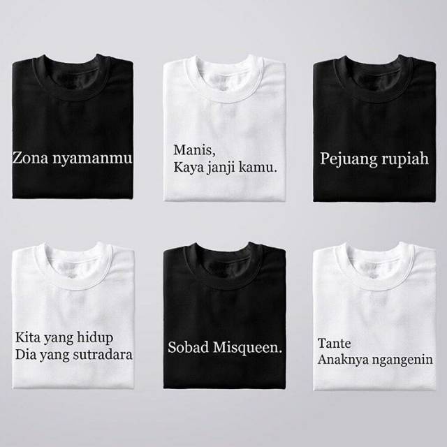 GALETHA - Kaos Kata Viral Pejuang Rupiah / Kaos Pria Wanita Jumbo Murah Cotton Combad 30s kaos distr
