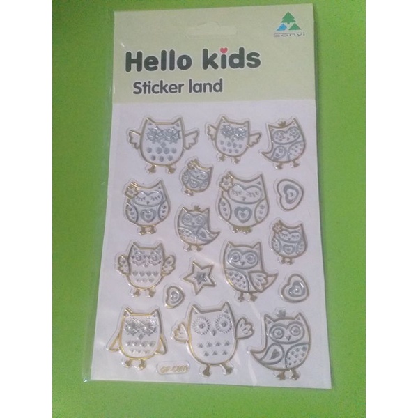 

Sticker Owl Burung Hantu Lucu