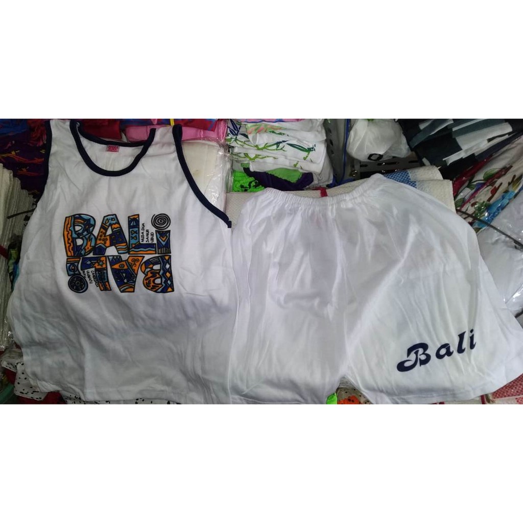 Setelan Singlet Celana Anak Bali