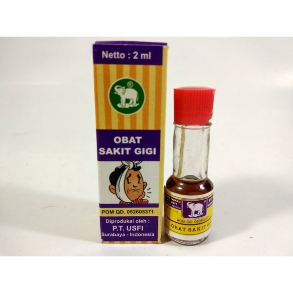 Obat sakit gigi cap gajah 2ml