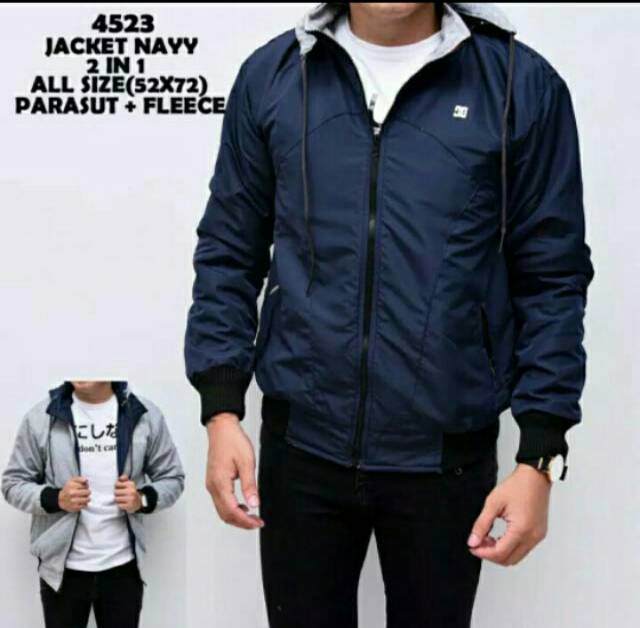 jaket bb (bolak balik)  2 in 1 hu