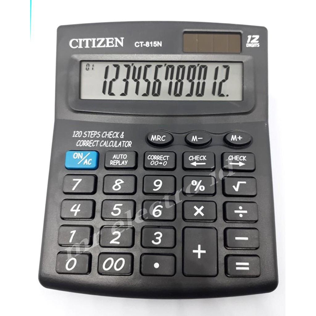 

Kalkulator Citizen CT-815N Calculator CT 815N Kalkulator 12 Digit