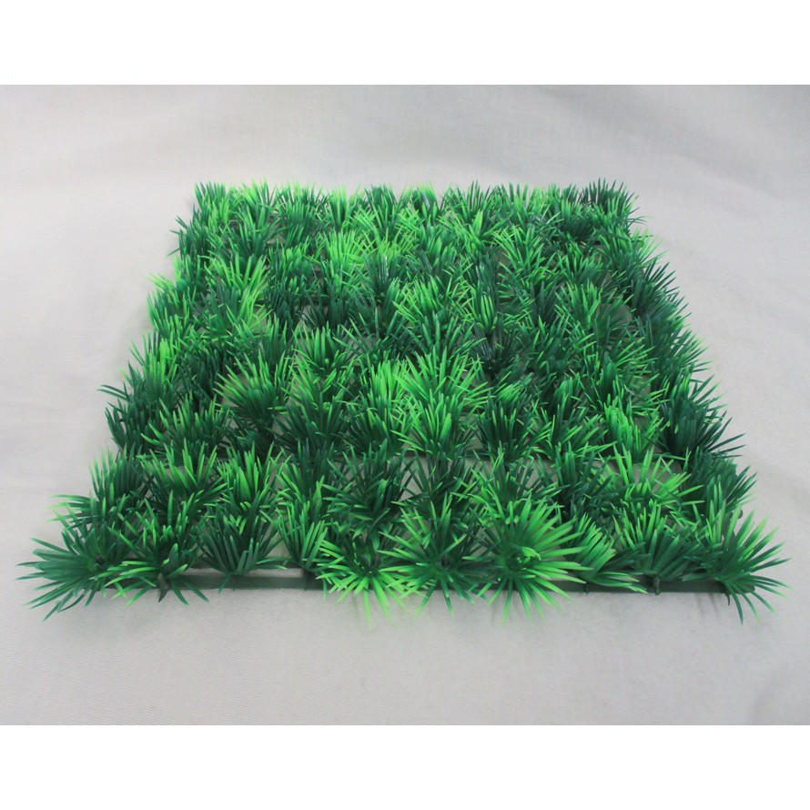 Rumput Hias Taman Aquarium Sintetis Size 24,5 x 24,5 cm/Rumput Hias Plastik/Rumput Hias Taman