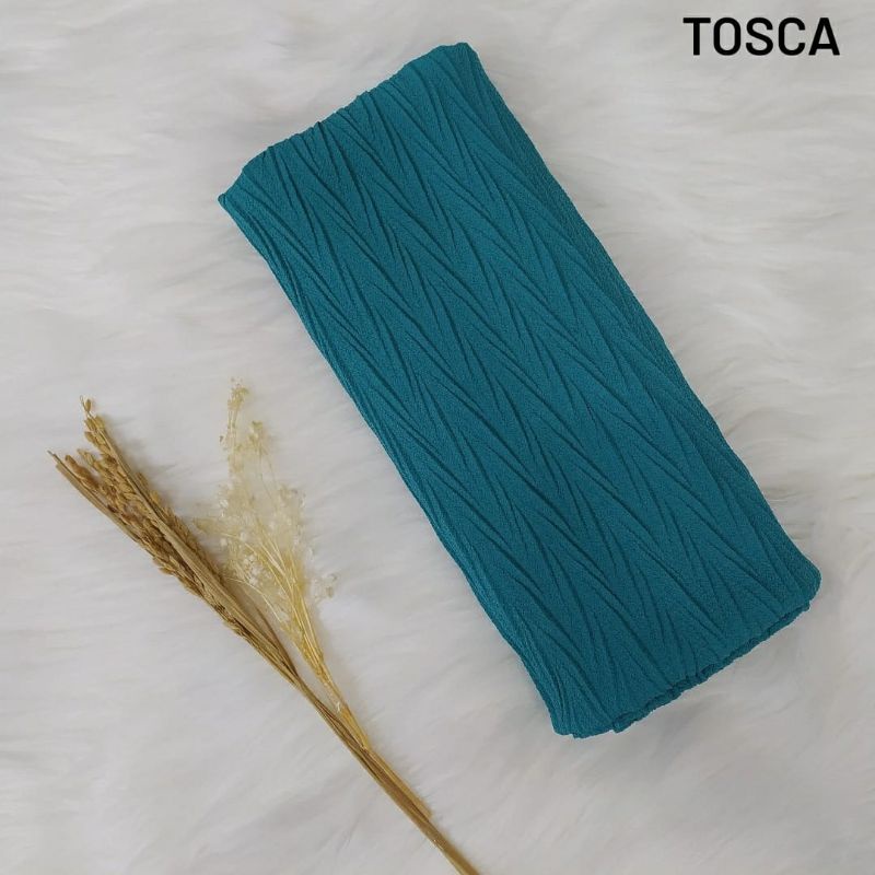 PASHMINA PLISKET PADI ZIGZAG CERUTY (COD)-Tosca