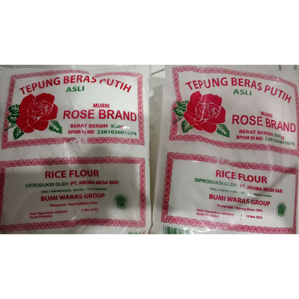 

tepung beras putih rose brand 500gr