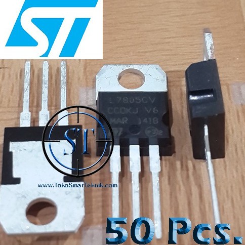 x50 IC Regulator  L 7808 / 7812 /7815 ( L7808 / L7812 / 7815 / 7915)  Regulator Voltage penstabil tegangan Isi 50