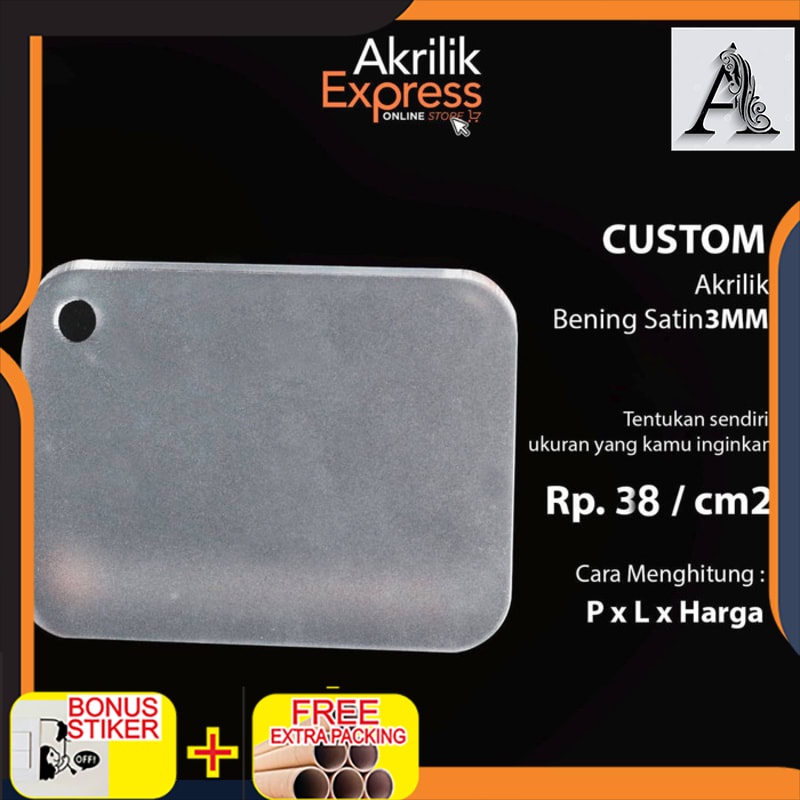 

Grosir Custom talenan akrilik bening 5mm