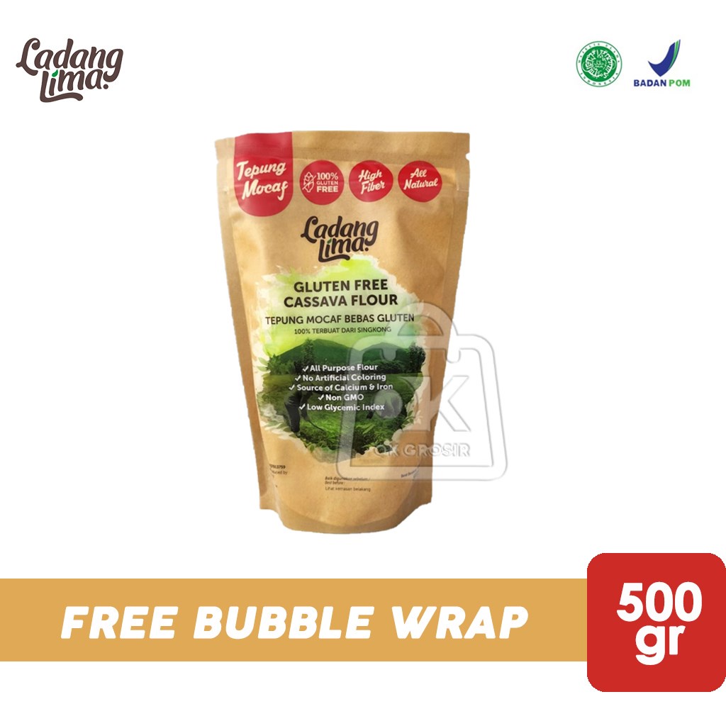 

Ladang Lima Tepung Singkong Serbaguna/ Cassava Flour (500gr)