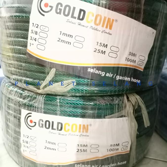 Selang air 1/2 Inch 2 MM 100 M ANTI LUMUT BENANG LEBIH RAPAT 1 roll