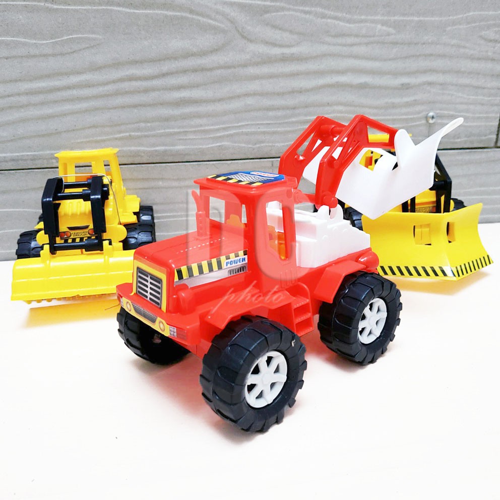 Mainan Anak Truk Konstruksi Mini | Truck Loader | Buldozer