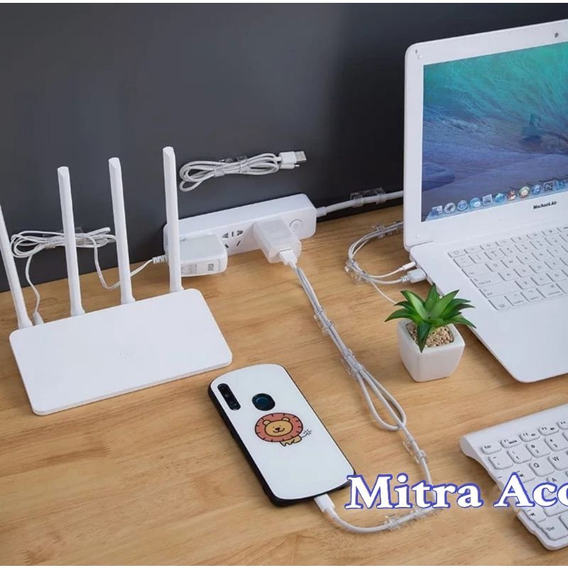 klip kabel organizer 20 pcs Cable Clip Pengikat Kabel