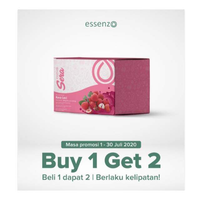 

Sera + Rasa Leci (Promo Buy 1 Get 2) -Essenzo