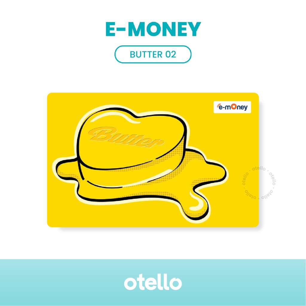 Kartu E-Money Butter BTS eMoney Card eToll Mandiri Bangtan Army Kpop K-Pop Korea Idol