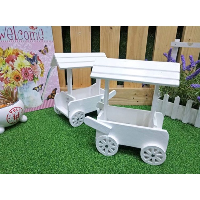 Shabby Chic Pot Model Kereta