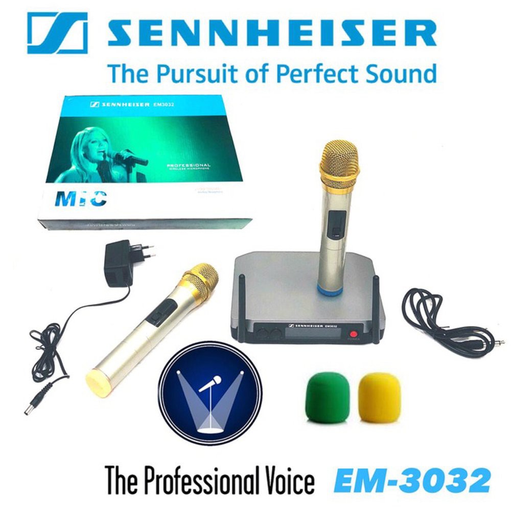Unik mic Wireless Sennheiser EM 3032 pegang2 Berkualitas
