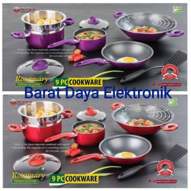 PANCI SUPRA SET 9 PCS PREMIUM ROSEMARY 9 PCS ORIGINAL