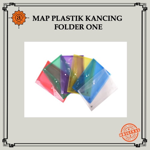 Jual Map Plastik Kancing Folder One Shopee Indonesia