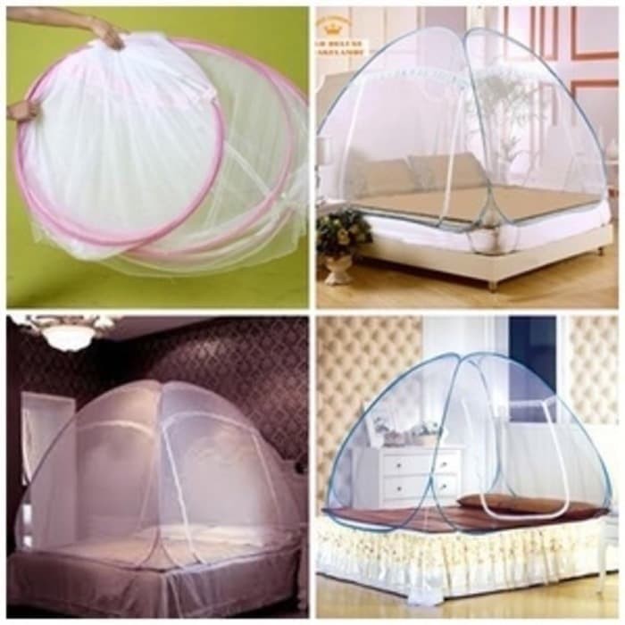 Kelambu Lipat Jaring anti nyamuk tempat tidur 120x 200 120x200CM 204-9