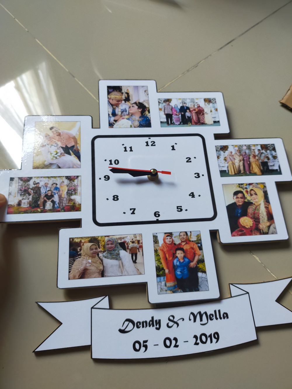 Jam Dinding Karakter Kayu Vintage Bahan Mdf Kado Unik Lucu Kado Ultah Jam Frame Hiasan Dinding