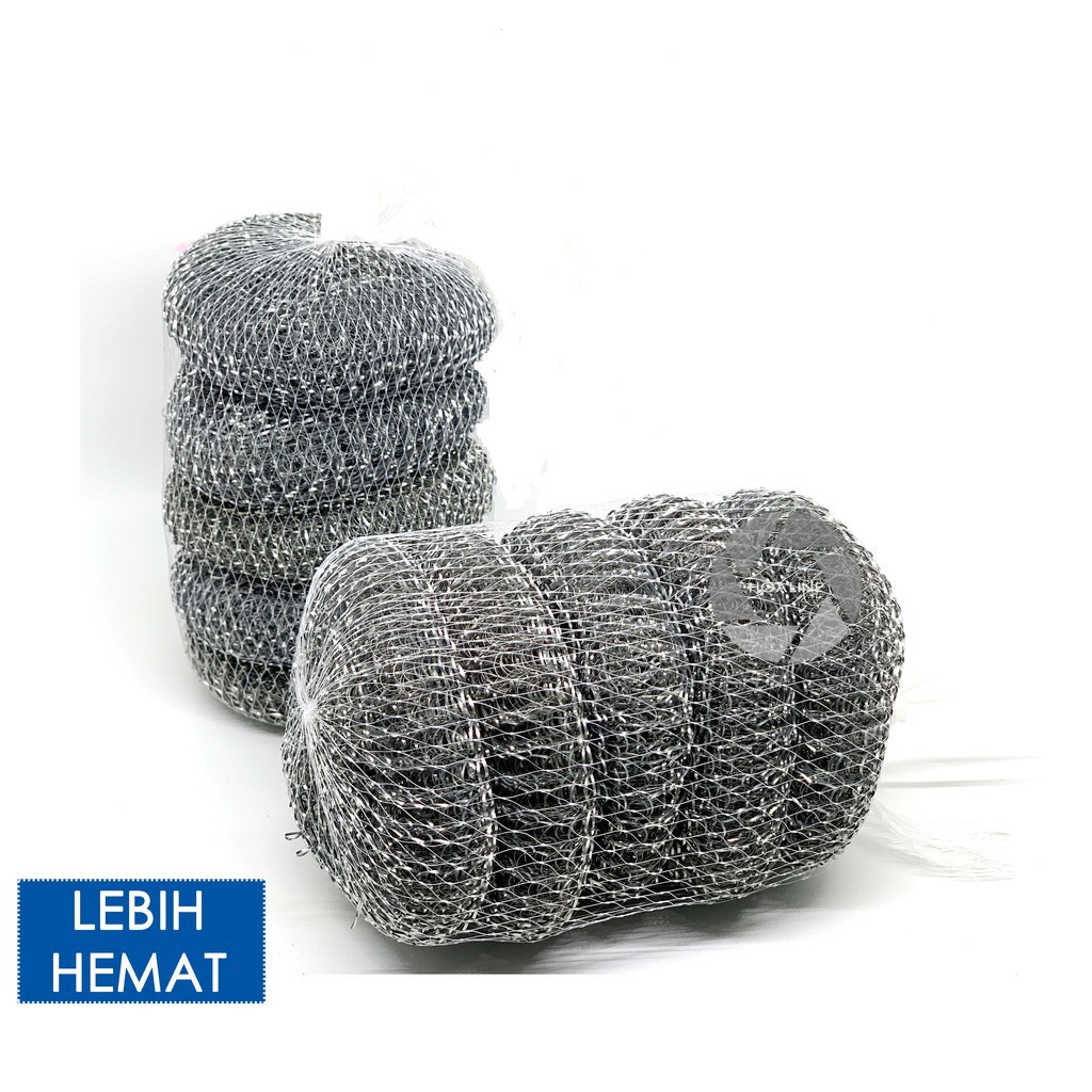 Sikat Serabut Baja Bulat Sikat Serat Baja Brush Pembersih Dapur