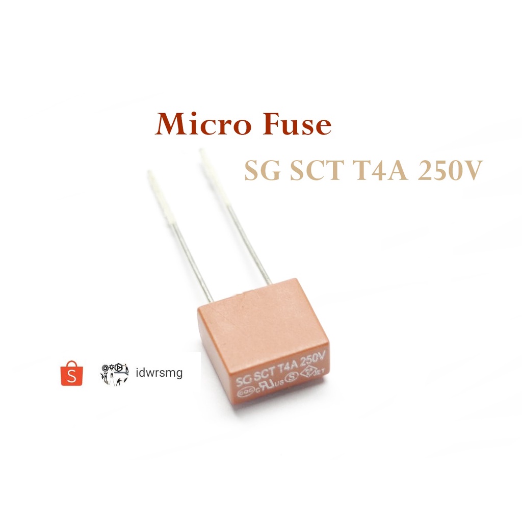 NEW Fuse Micro SG SCT T4A 250V micro fuse 4A 250 V Fuse Kotak