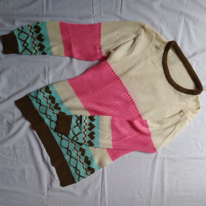 PL sweater rajut wool murah