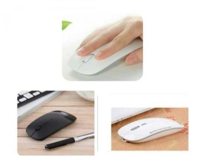 Mouse optical wireless 2.4 ghz ultra slim gaming wireless model apple