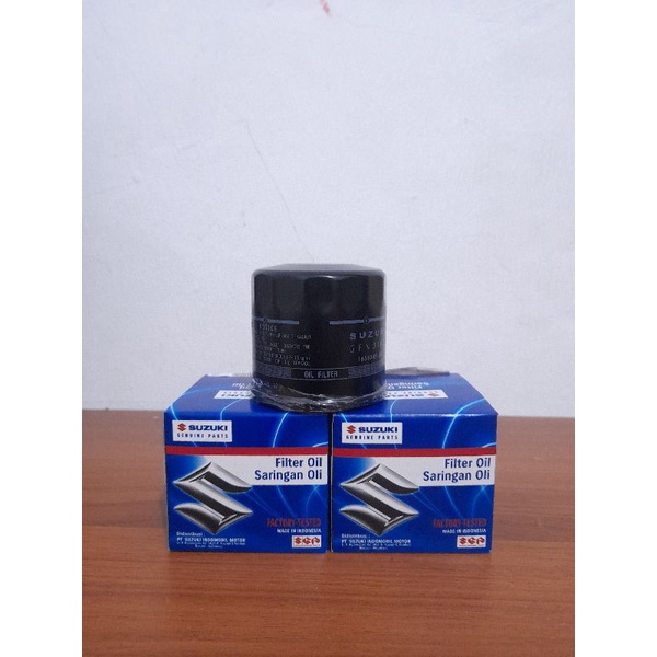 filter oli suzuki original SGP- untuk mobil -apv-ertiga-swift-splash-sx 4-new baleno-new carry