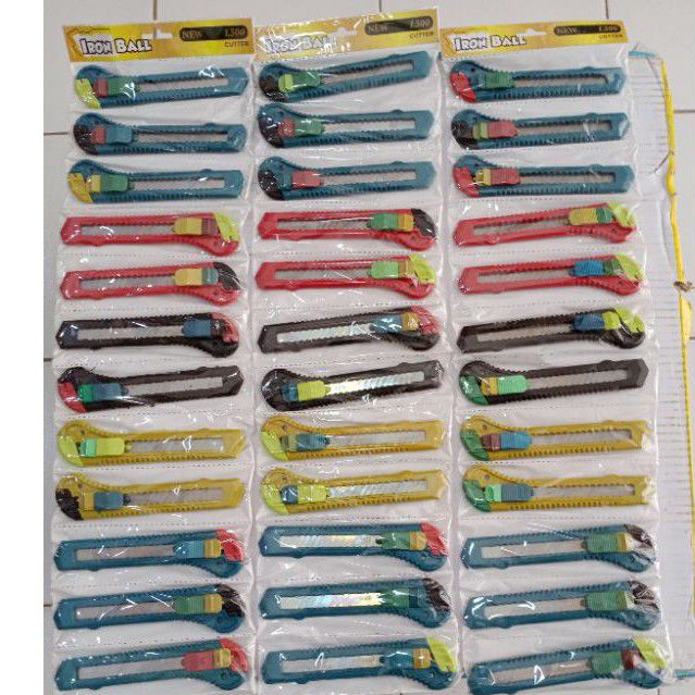 

12 pcs Cutter knife besar L 500 NEW