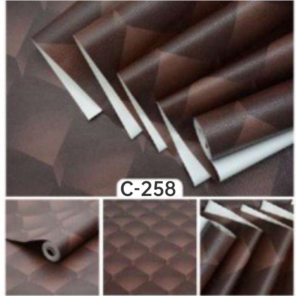 (COD) Wallpaper Dinding 10M X 53CM bubble per roll Wallpaper dinding 3d motif elegant