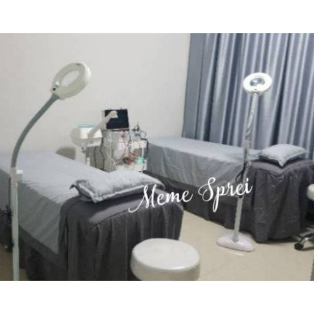 Sprei Salon RUMBAY+Selimut. Bonus BANTAL. Salon Eyelash, Facial, Klinik Kecantikan