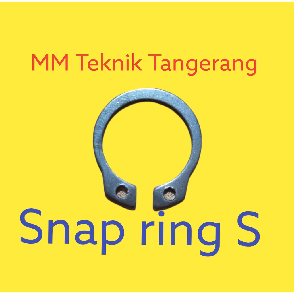Snapring S45 Snap ring Circlip External Retaining Tipe S 45 Penahan bearing Sparepart S-45 klip Pengunci Kleman Klem Clip Kancing