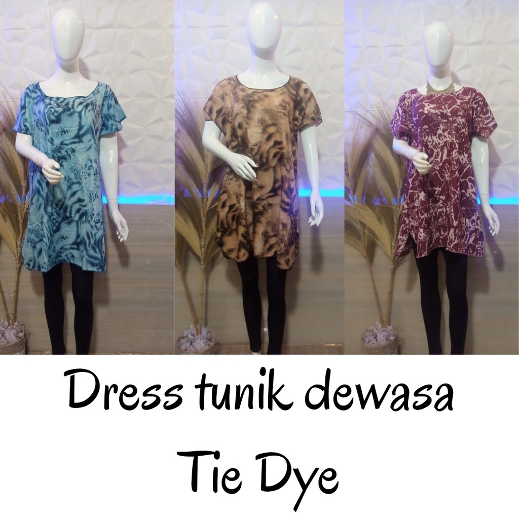 daster tunik wanita//baju tunik dewasa//baju viral//dress oblong