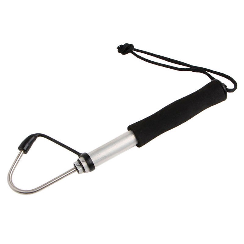 New Telescopic Retractable  Stainless Ice Sea Fishing Spear Hook