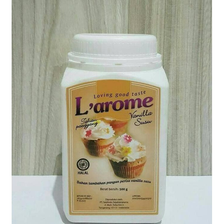 

Larome vanilla susu, L'arome perisa vanila 500gram SPECIAL