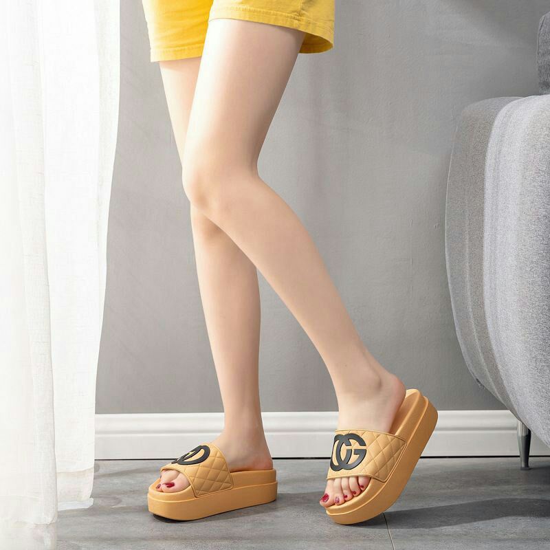 AGI0021 Sandal Slop Wanita Fashion Import CG Sol Tebal Ready Jakarta Bisa COD (NO BOX)