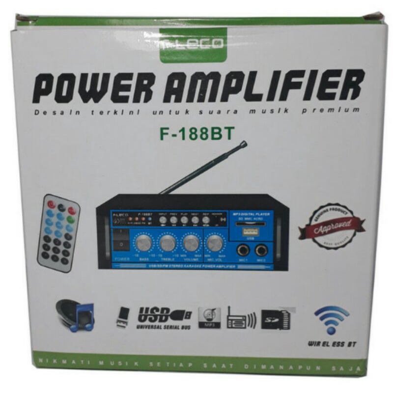 COD termurah Power Amplifier Fleco F-188BT