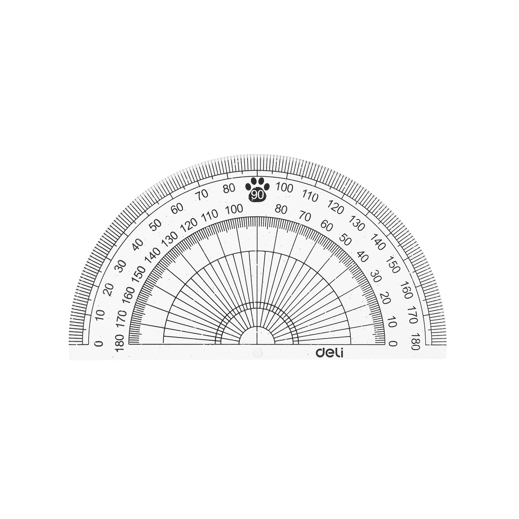 Deli Ruler Set / Set Penggaris Isi 4pcs Packaging Zip Bag Desain Miyou EH657