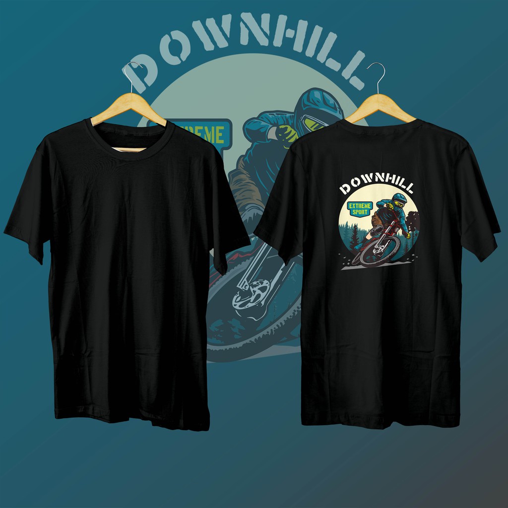 KAOS DISTRO DIGITAL PRINT DOWNHILL (gambar belakang)